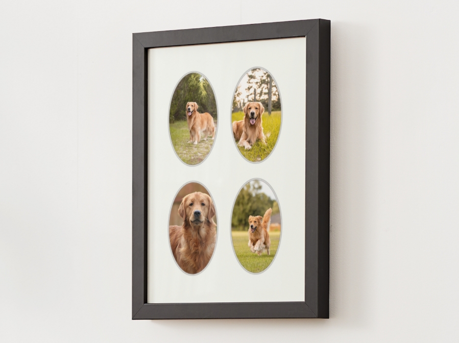 12x16" Oval Grid Collage