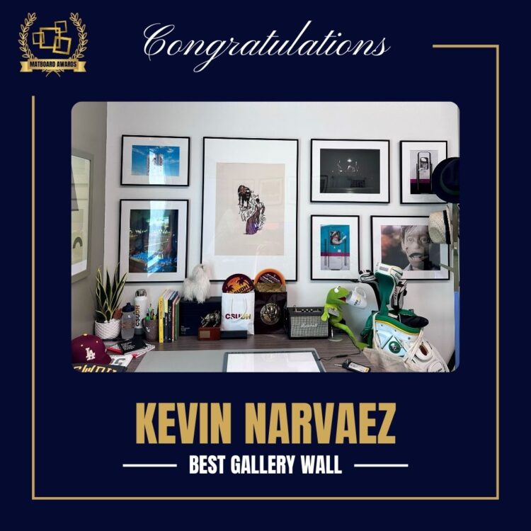 BEST GALLERY WALL | Matboard Awards 2024